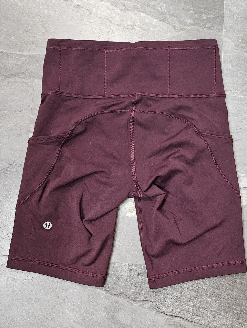 Lululemon Fast And Free Short 8" *Non-Reflective. Cassis (Burgundy). Size 4. - Picture 4 of 10